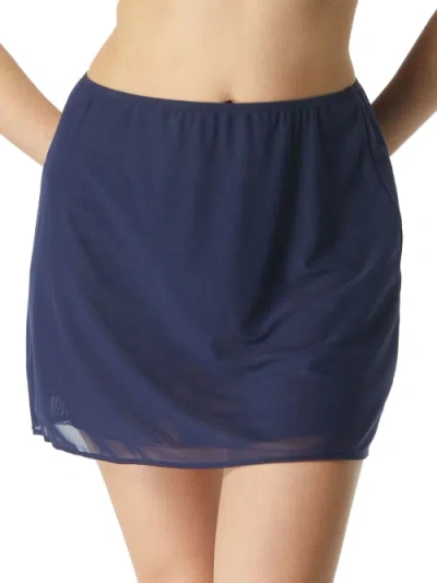Coco Reef Solids Mirage Cover-up Skirt In Navy Captain