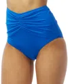 Coco Reef St. Barths Diva High Waist Brief Bottom In Ocean In Blue