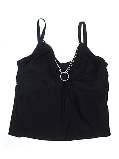 Pre-owned Coco Reef Swimsuit Top Black Swimwear