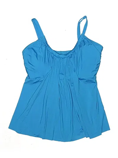 Pre-owned Coco Reef Swimsuit Top Blue Swimwear