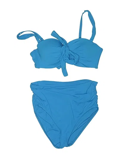 Pre-owned Coco Reef Two Piece Swimsuit In Blue