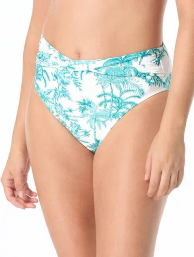 Coco Reef Tyra High Waist Twist Bikini Swim Bottom In White