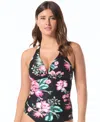 Coco Reef Assure Tankini Top In Black