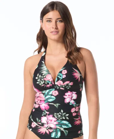 Coco Reef Women's Assure Tankini Swim Top In Black