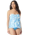 Coco Reef Women's Contours Clarity Convertible Tankini Top In Blue