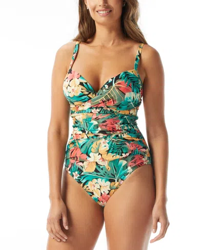 Coco Reef Enrapture Underwire One Piece Swimsuit In Purple