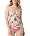 Coco Reef Women's Gypsy Lace-back Tankini Top