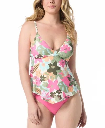 Coco Reef Women's Gypsy Lace-back Tankini Top