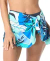 COCO REEF WOMEN'S PRINTED SARONG COVER-UP