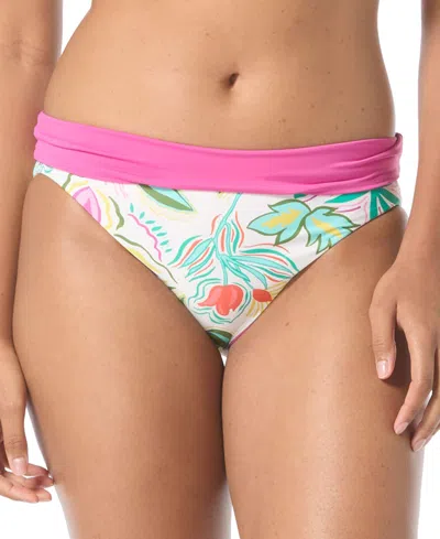 Coco Reef Women's Printed Verso Bikini Bottoms In Ivory