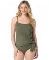 Coco Reef Women's Stella Tankini Top In Palm Green
