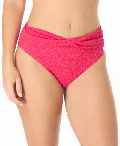 Coco Reef Women's Tyra Twist-front Bikini Swim Bottoms In Pink