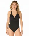 Coco Reef Women's V-neck Pull-on Swimsuit In Multi