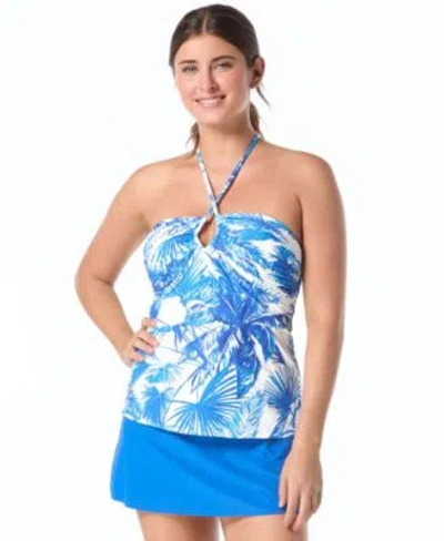 Coco Reef Womens Opal Bandini Top Skirt In Blue