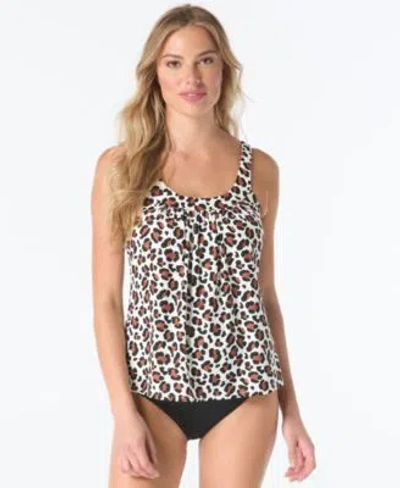 Coco Reef Womens Ultra Fit Printed Tankini Top Bikini Bottoms In Multi