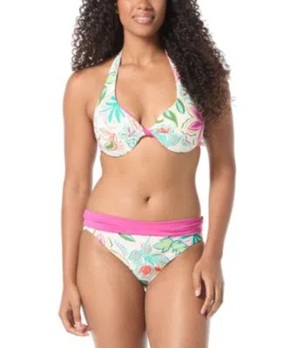 Coco Reef Womens Verso Reversible Underwire Bikini Top Reversible Bikini Bottoms In Ivory