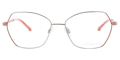 Coco Song Broken Wings Cv187 Women's Glasses, Red, Size 54
