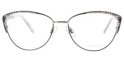 Coco Song Last Afternoon Cv203 Women's Glasses, Blue, Size 53