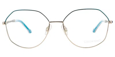 Coco Song Living Together Cv223 Women's Glasses, Gold, Size 54