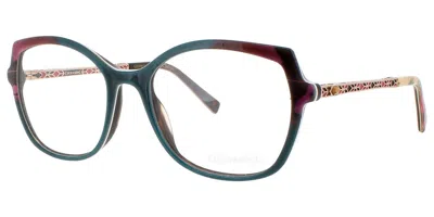 Coco Song Long Night Cv249 04-09 Women's Glasses Green Size 53 - Free Lenses - Blue Light Block Available In Multi