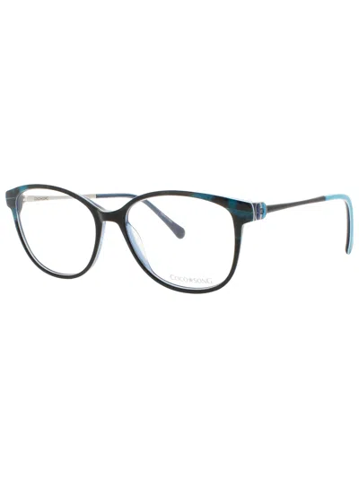 Coco Song Mini Designer Waiting Someone Eyeglasses For Women In Black