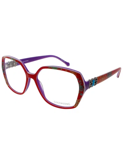 Coco Song Other Side Women's Eyeglasses In Purple