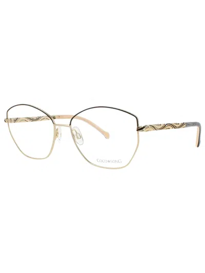 Coco Song Surfing Dolphin Women's Eyeglasses In Multi