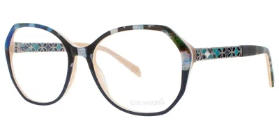 Coco Song Sweet Sky Cv229 02-09 Women's Glasses Black Size 55 - Free Lenses - Blue Light Block Available In Multi