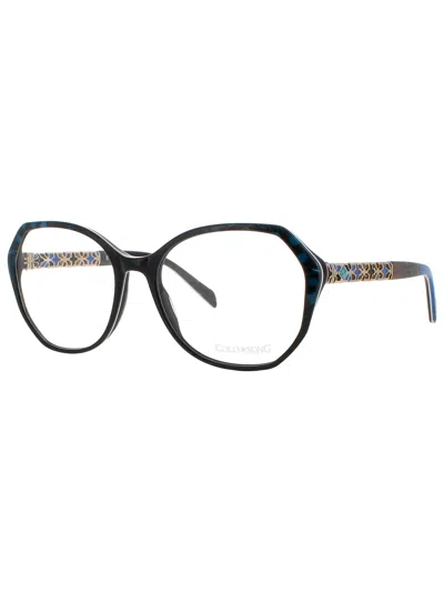 Coco Song Sweet Sky Mini Eyeglasses For Women In Black