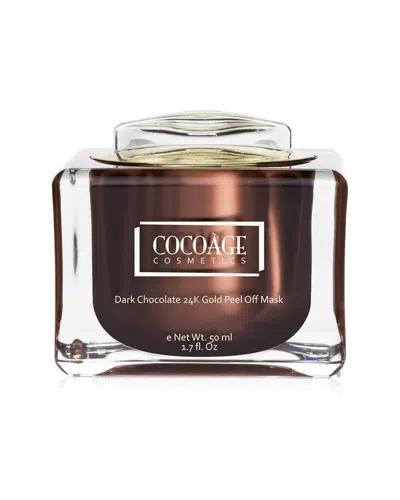 Cocoage Coco Age Cosmetics 1.7oz Dark Chocolate 24k Gold Peel Off Mask