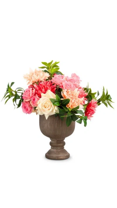 Cocobella Arabella Realtouch Botanical Centerpiece In Pink