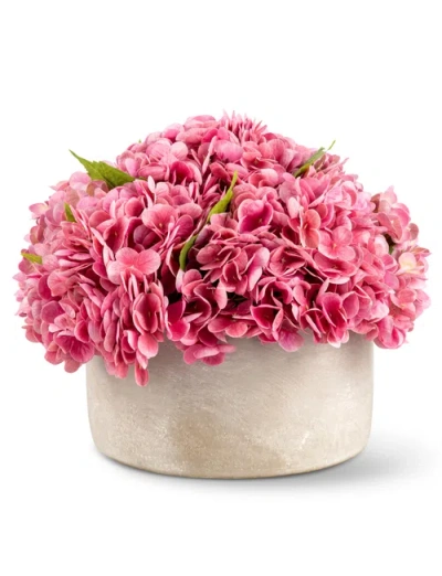 Cocobella Aurelia Realtouch Hydrangea Arrangement In Pink