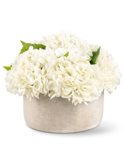 Cocobella Aurelia Realtouch Hydrangea Arrangement In White