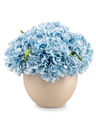 Cocobella Azalea Realtouch Hydrangea Arrangement In Blue