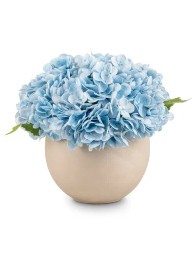 Cocobella Azalea Realtouch Hydrangea Arrangement In Blue