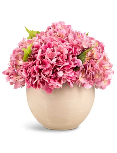 Cocobella Azalea Realtouch Hydrangea Arrangement In Pink