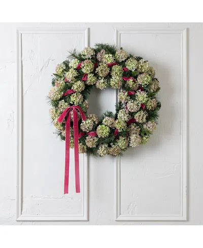 Cocobella Belle Holiday Wreath In Pink