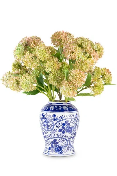 Cocobella Carina Toile Snowball Hydrangea Arrangement