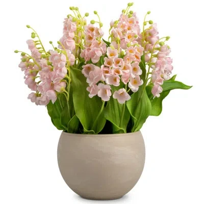 Cocobella Cora Realtouch Muguet Arrangement In Blush