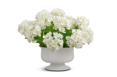 Cocobella Cosima Realtouch Snowball Hydrangea Arrangement In White