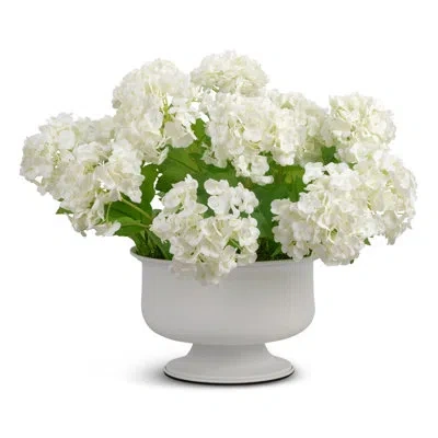 Cocobella Cosima Realtouch Snowball Hydrangea Arrangement In White