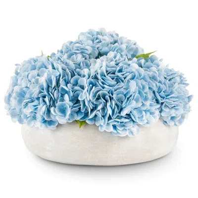 Cocobella Cultivated Interiors Realtouch Hydrangea In Blue