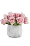Cocobella Elio Realtouch Rose And Tulip Arrangement