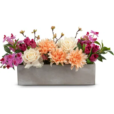 Cocobella Francesca Realtouch Mixed Floral Centerpiece In Multi