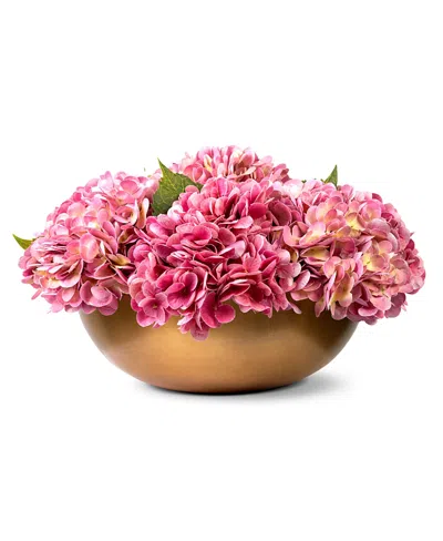 Cocobella Ian Realtouch Hydrangea Arrangement In Pink