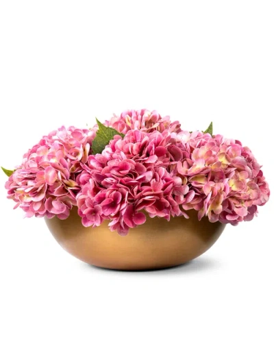 Cocobella Ian Realtouch Hydrangea Arrangement In Pink