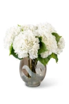 Cocobella Jaxx Realtouch Hydrangea Arrangement In Snow
