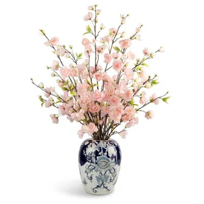 Cocobella Leonie Cherry Blossom Toile Arrangement In Pink