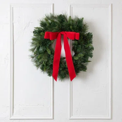 Cocobella Meri Holiday Wreath In Green