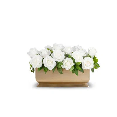 Cocobella Monaco Realtouch Rose Gold Trough In White